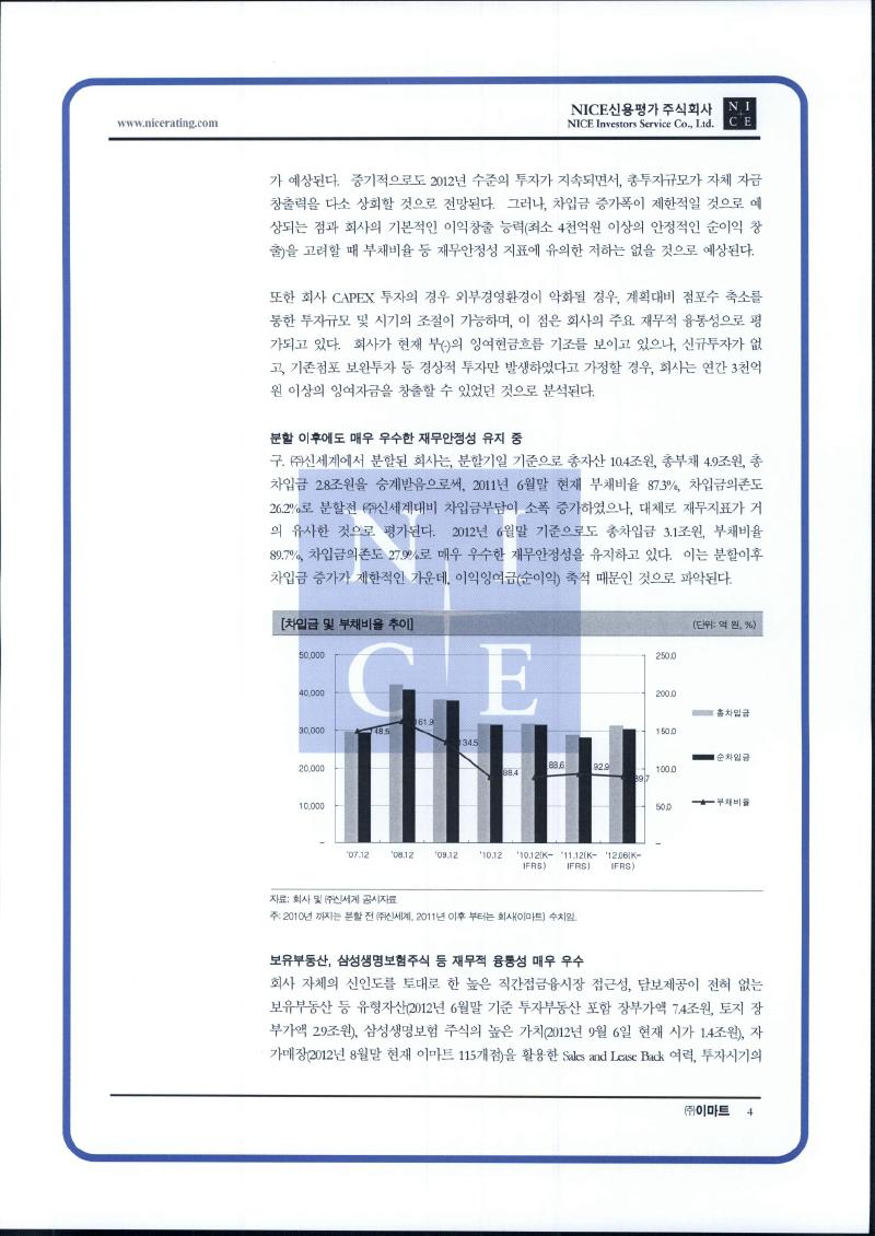 이미지: 평가보고서 (4) - 나이스신용평가(주)