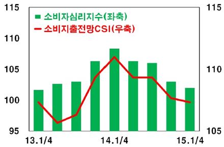 이미지: 소비자 심리지수 추이