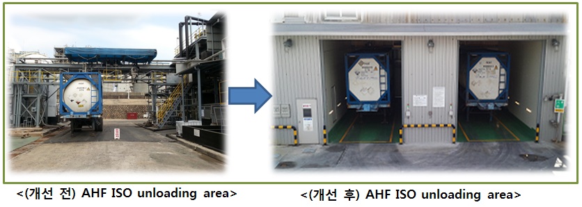 이미지: AHF ISO unloading area 개선