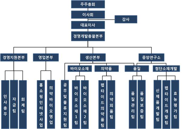 이미지: 회사조직도
