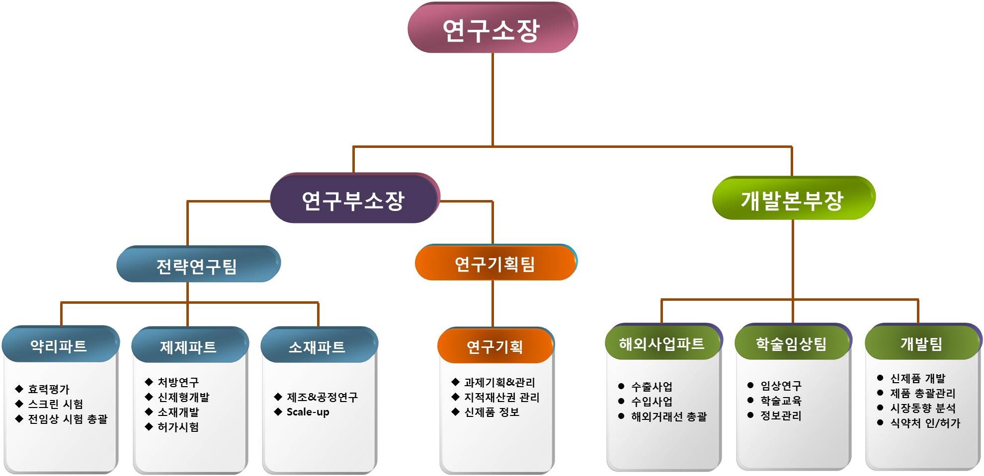 이미지: 연구개발조직도