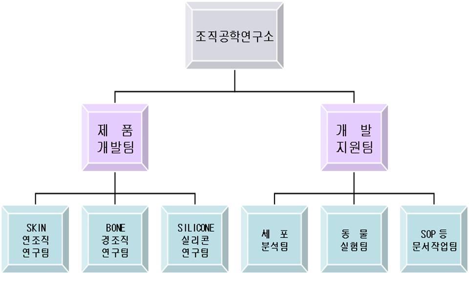 이미지: 연구개발조직도