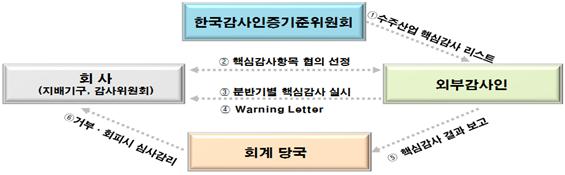 이미지: 핵심감사 과정