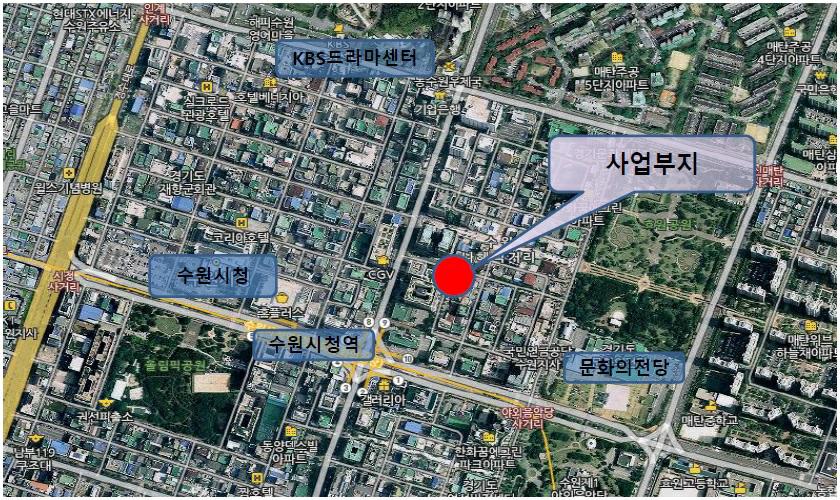 이미지: 수원_사업부지 위치도