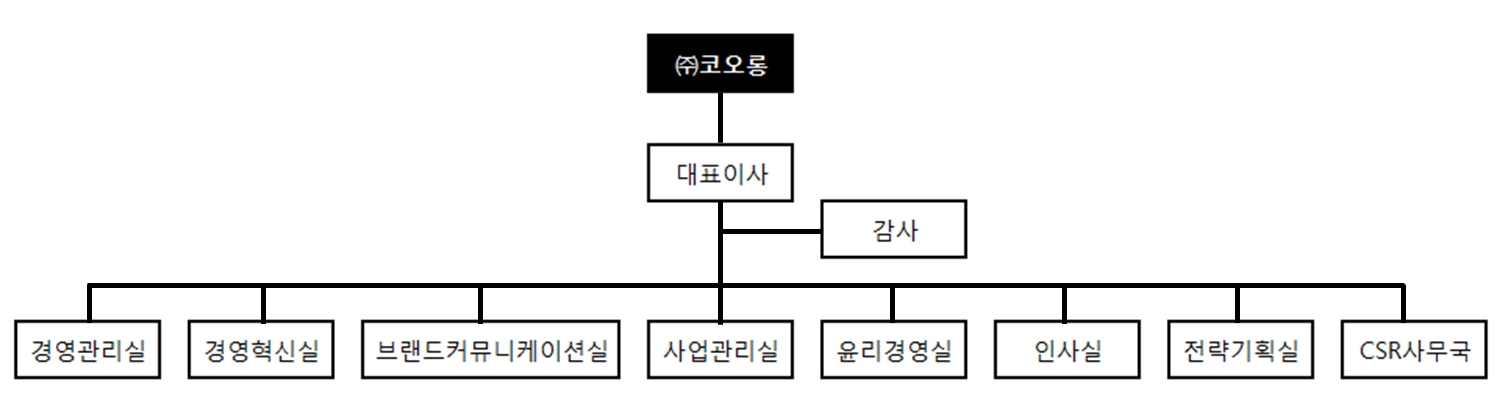 이미지: 코오롱 조직도