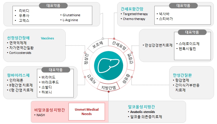 이미지: 간 치료제 시장 개괄