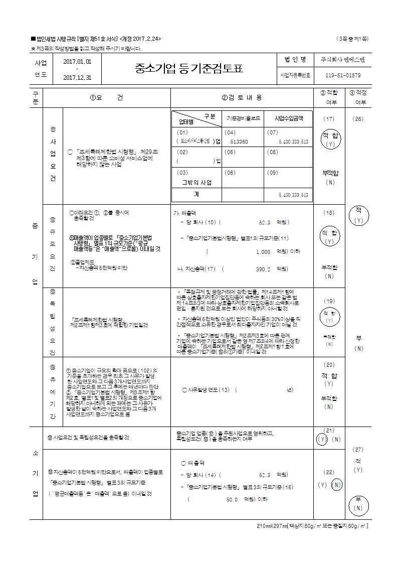 이미지: 중소기업검토표_엔에스엔_1