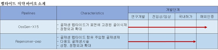 이미지: 펩타이드 의약바이오소재 연구개발 단계