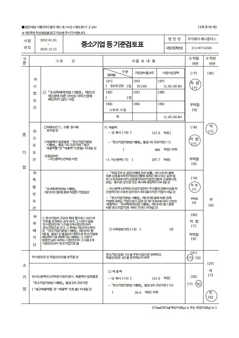 [애니플러스] [정정]사업보고서(일반법인)
