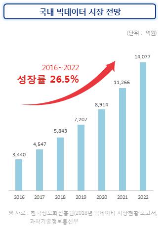 이미지: 국내 빅데이터 시장 전망
