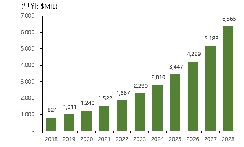 이미지: 전세계 dtc시장규모