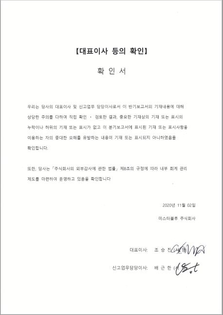 이미지: 대표이사 확인서