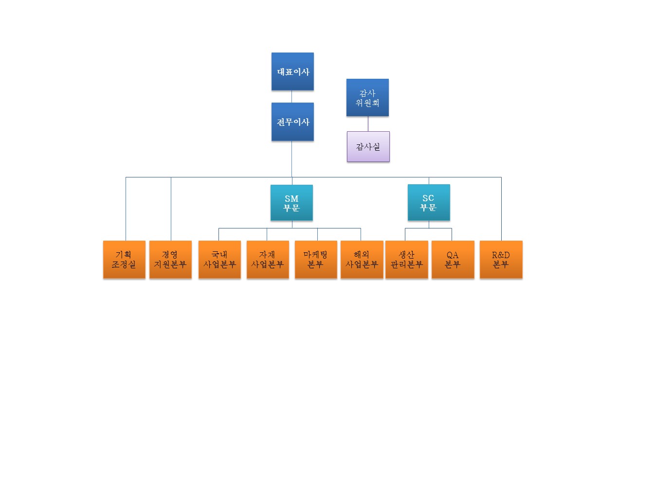 이미지: 주주총회 소집 공고(조직도)