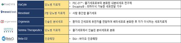 이미지: 당뇨질환 세포치료제의 글로벌 연구동향
