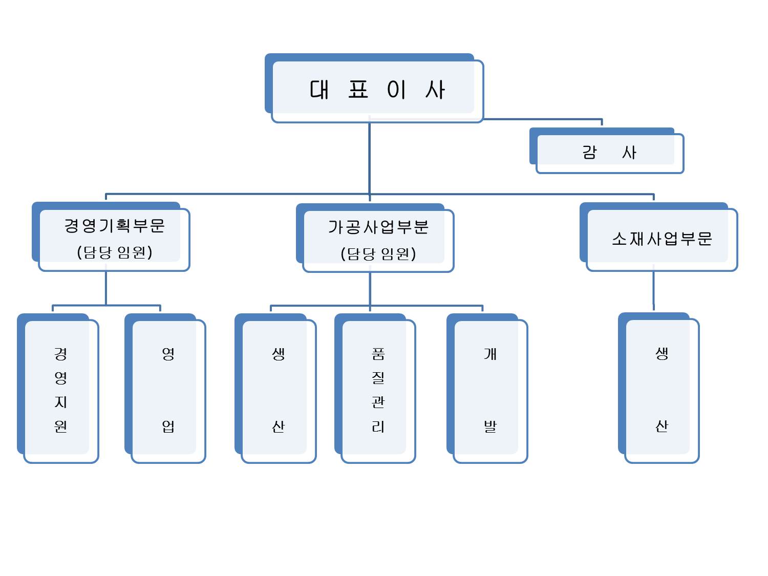 이미지: 세진티에스 조직도