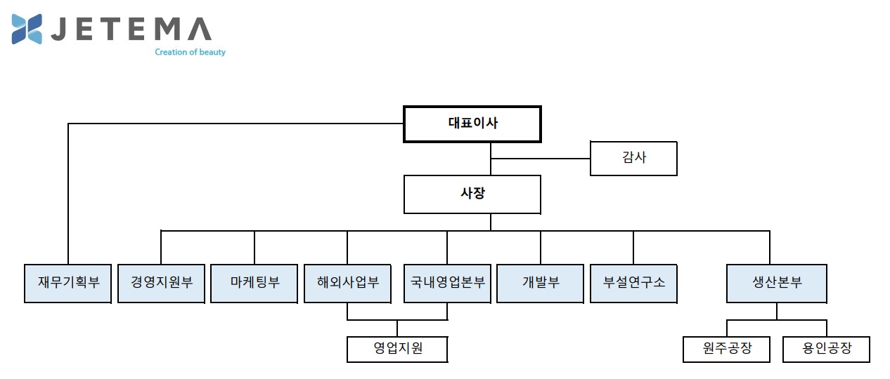 이미지: (주)제테마조직도_2020