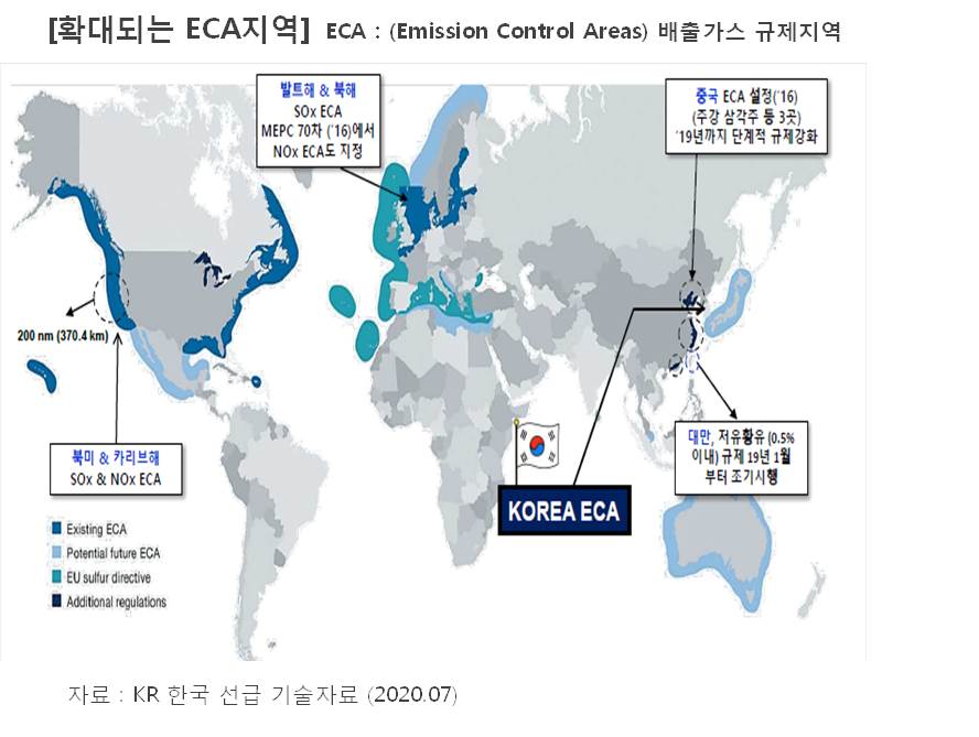 이미지: <확대되는 ECA지역>