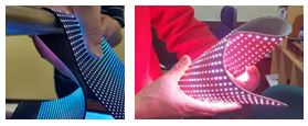 이미지: FLD(Flexible LED Display)형태