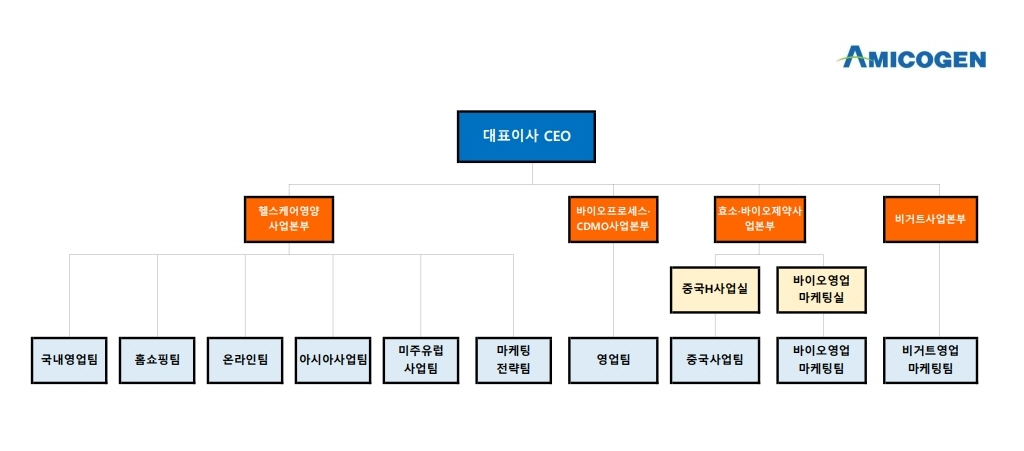 이미지: 판매 조직도