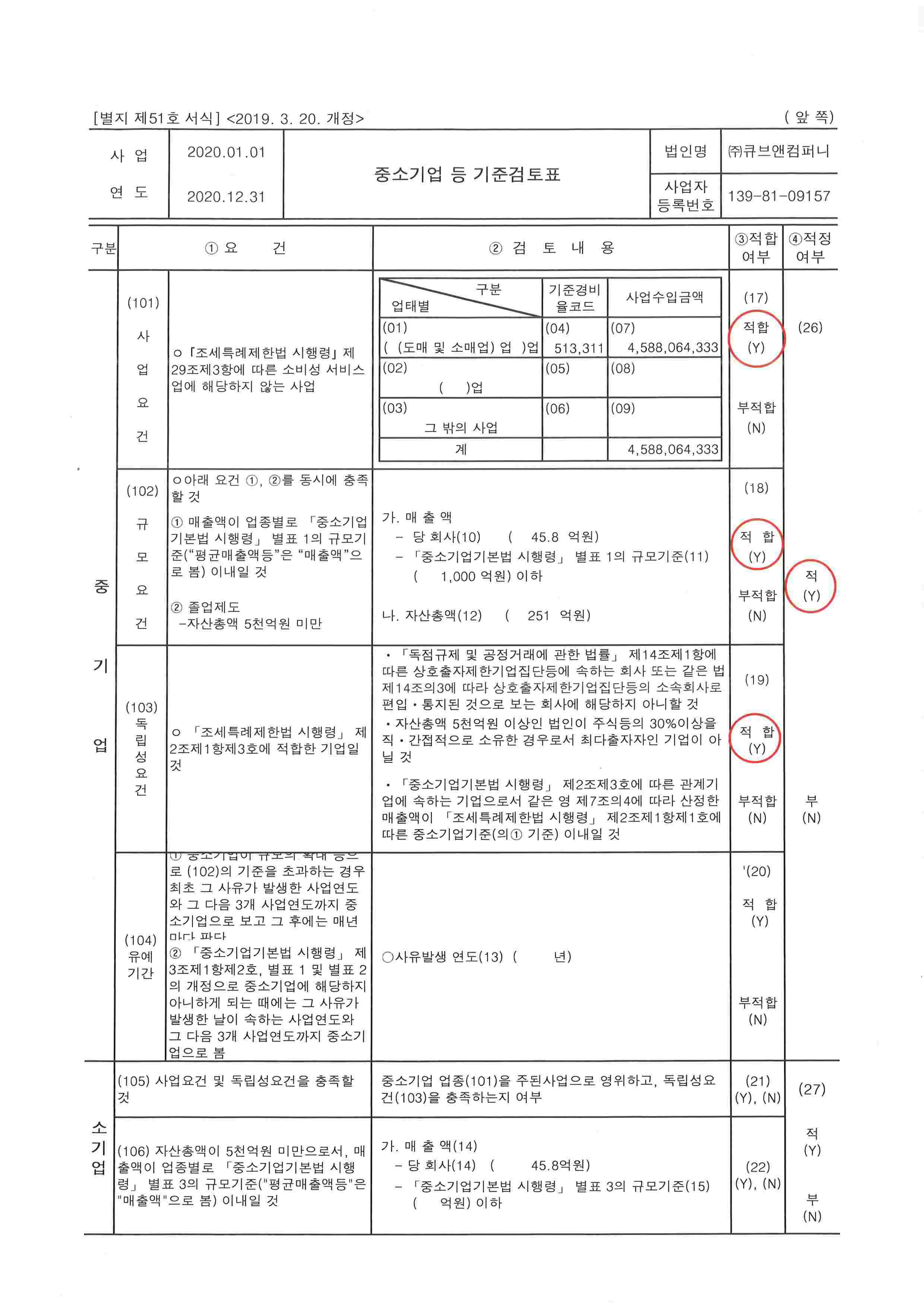 이미지: 중소기업등 기준검토표-1