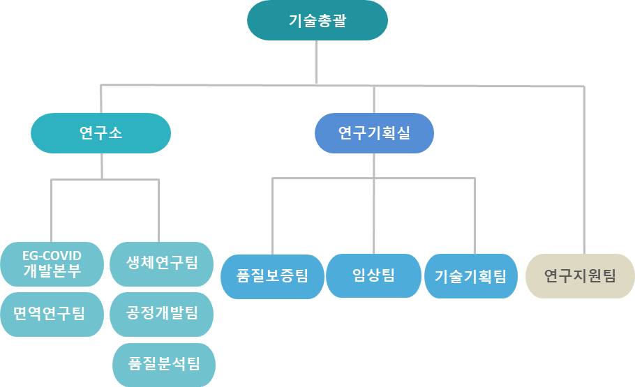 이미지: [아이진 연구소 조직도]