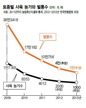 이미지: 토종벌 사육농가와 벌통수