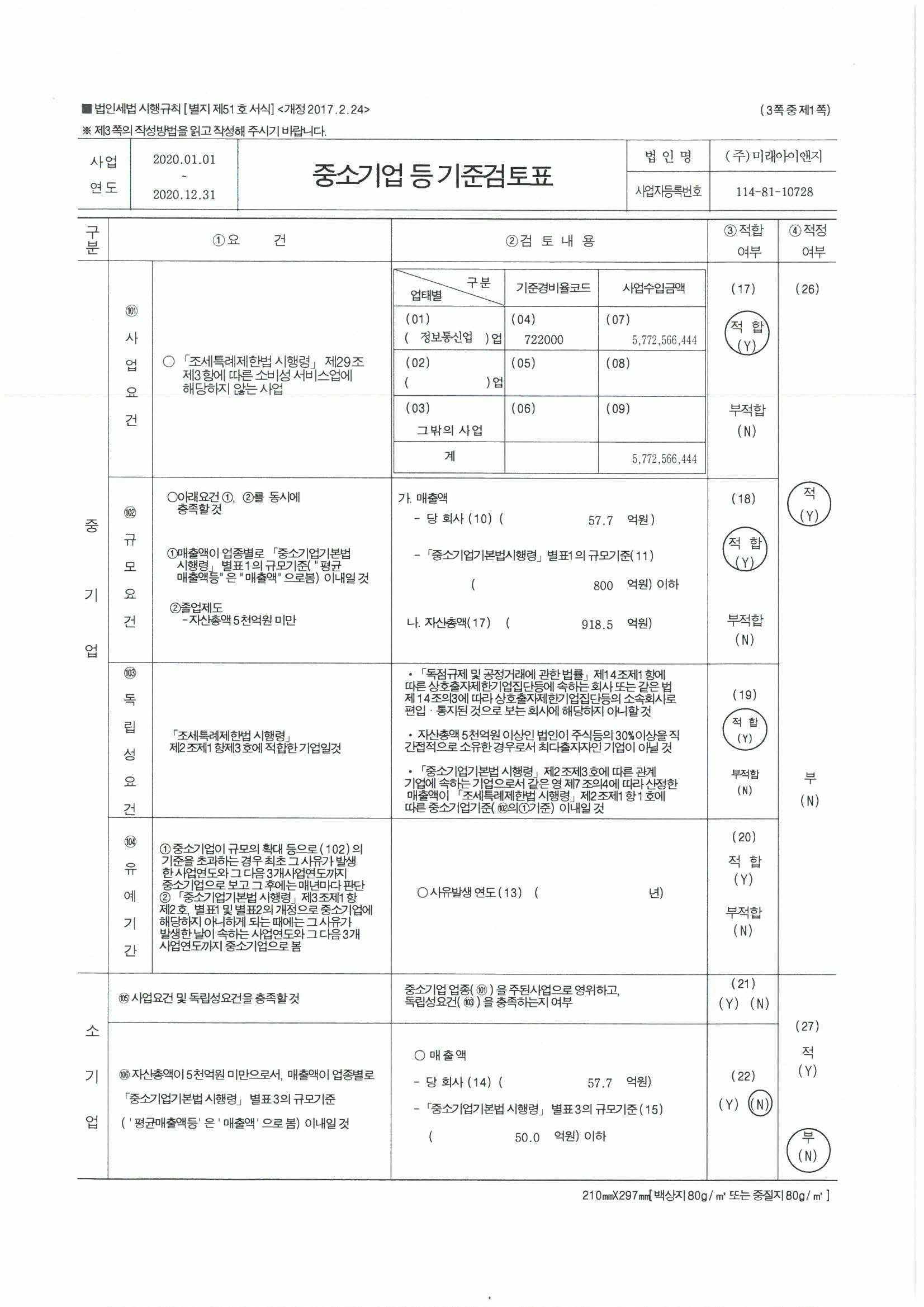 미래아이앤지] 반기보고서(일반법인)
