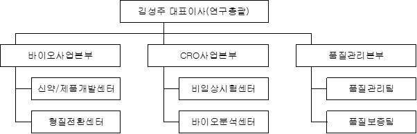 이미지: 연구개발 조직도