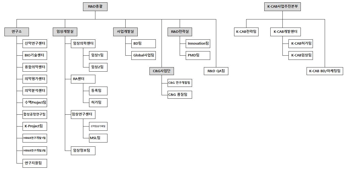 이미지: R&D조직도