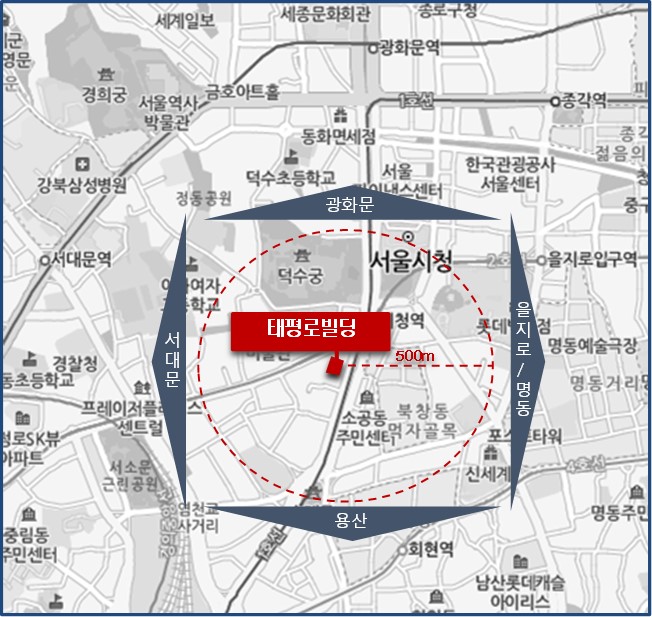 이미지: 태평로빌딩 위치도