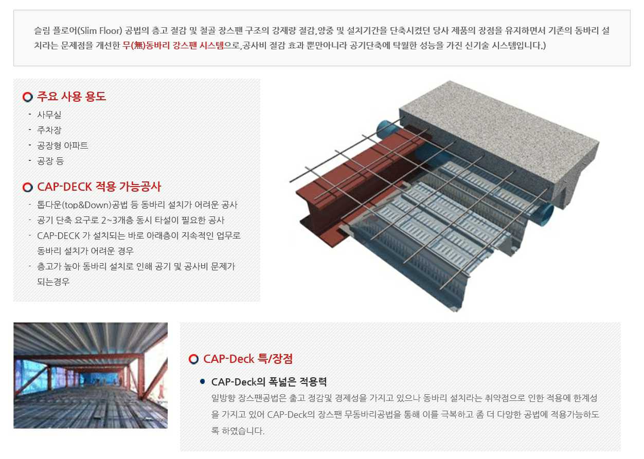 이미지: 주요 제품 : CAP DECK