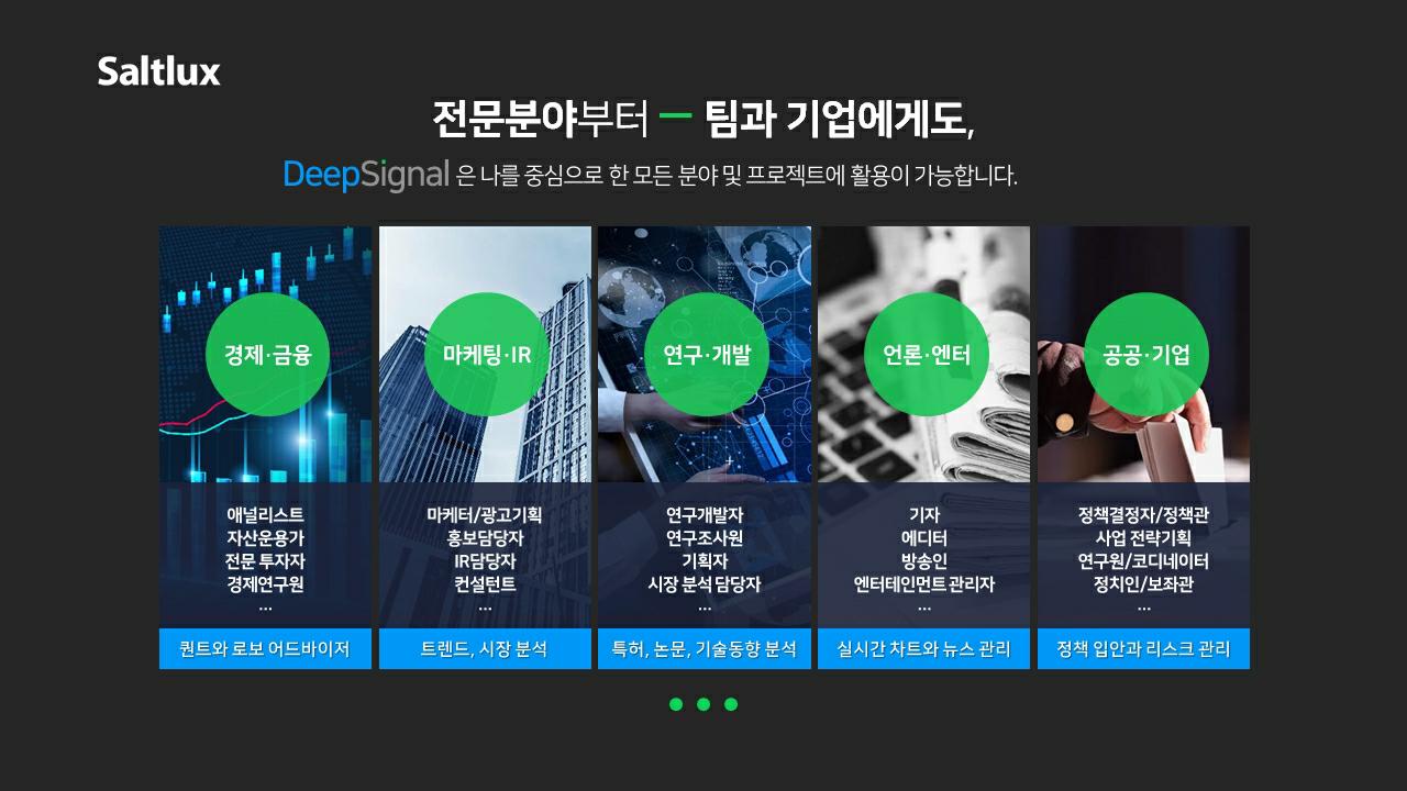 이미지: 딥시그널 사용 고객