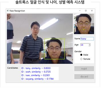 이미지: 솔트룩스 얼굴 인식 및 나이, 성별 예측 시스템