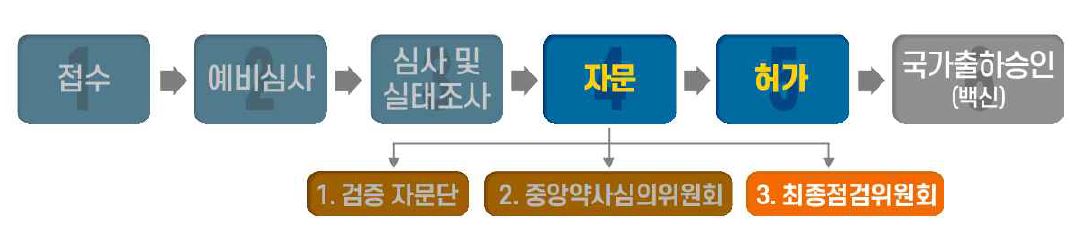 이미지: 의약품 허가 절차