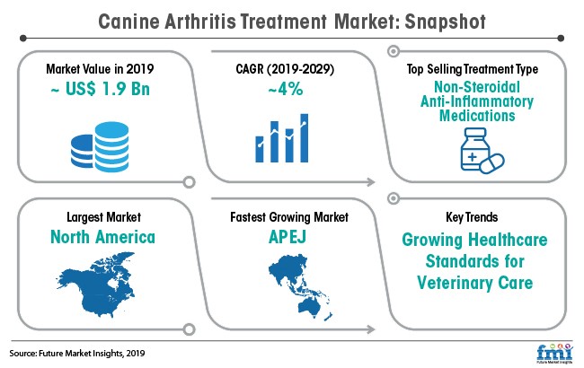 이미지: 글로벌 반려견 관절염 치료제 시장 규모