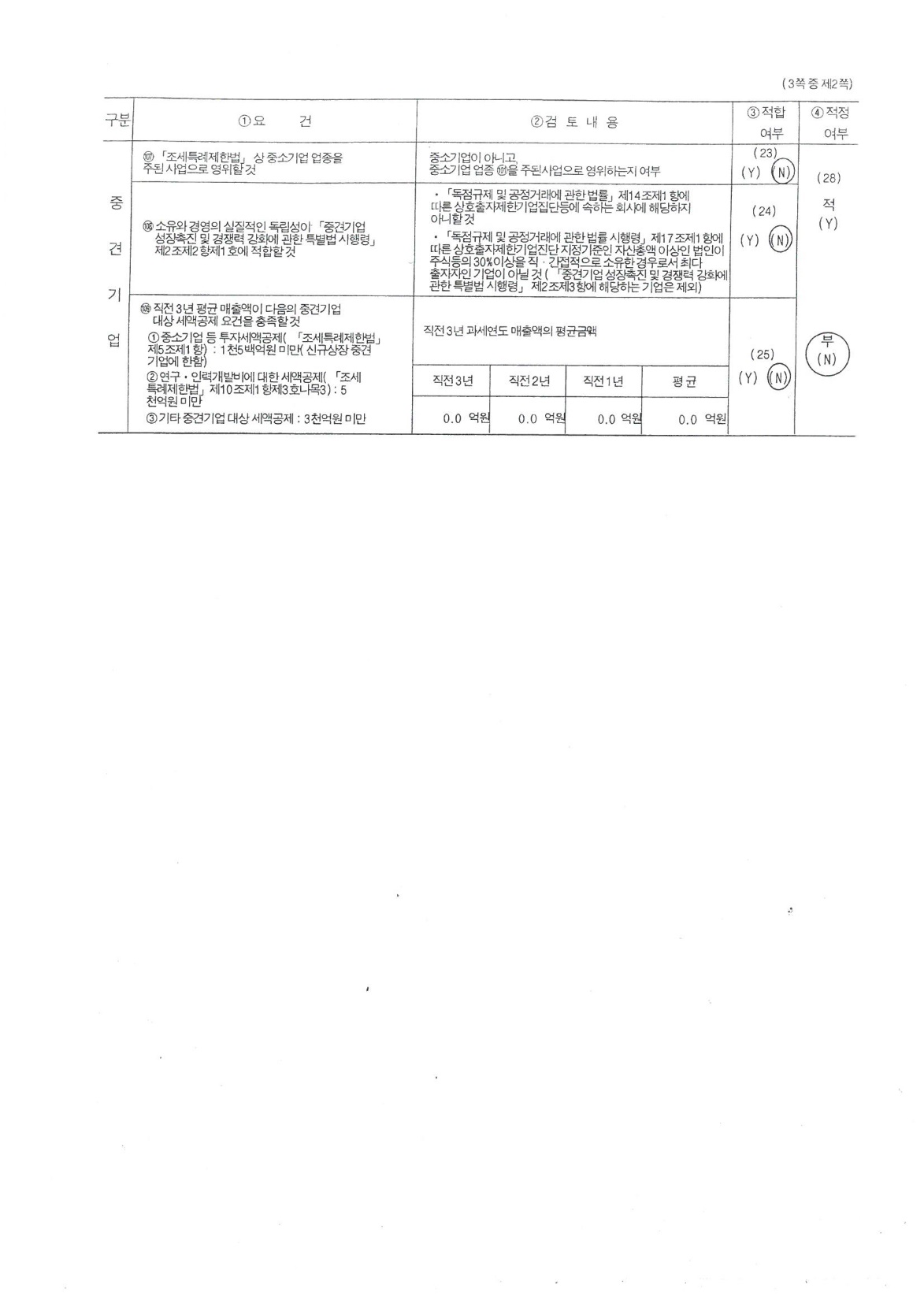 이미지: 중소기업등 기준검토표2