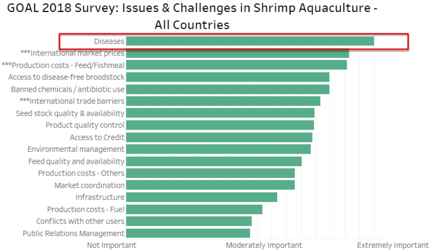 이미지: 세계 새우양식업 중 주요 이슈 및 도전 조사 자료