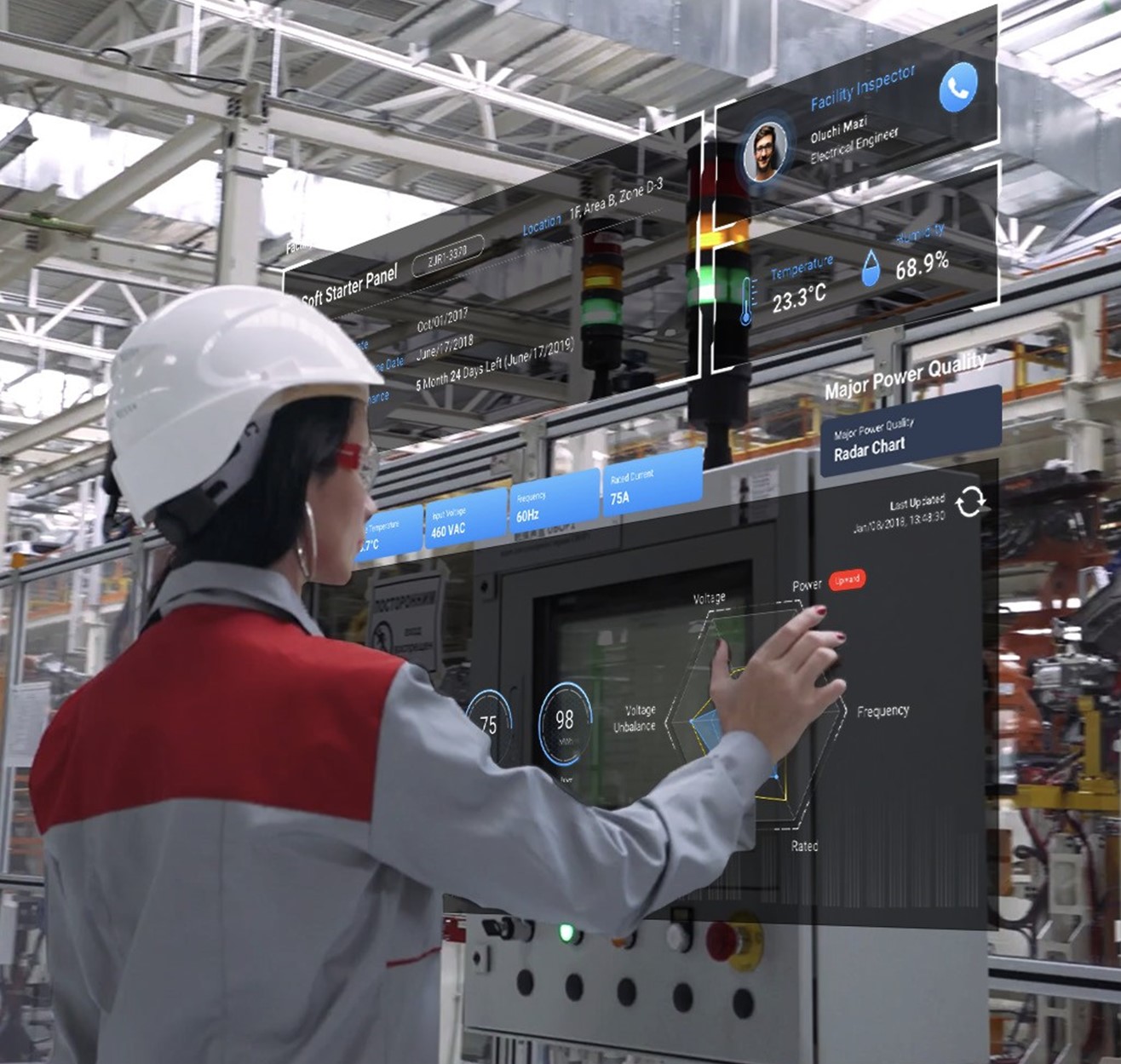 이미지: [AR 솔루션의 ‘데이터 시각화’ 기능]