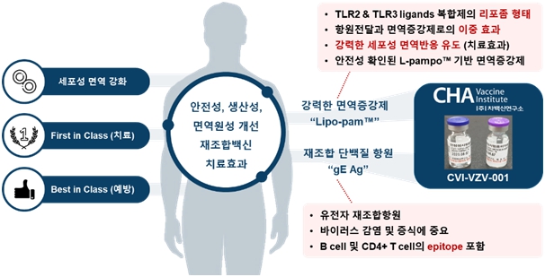 이미지: 재조합 대상포진 백신 CVI-VZV-001