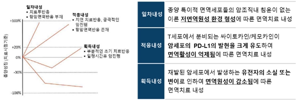 이미지: 치료제에 대한 내성의 종류