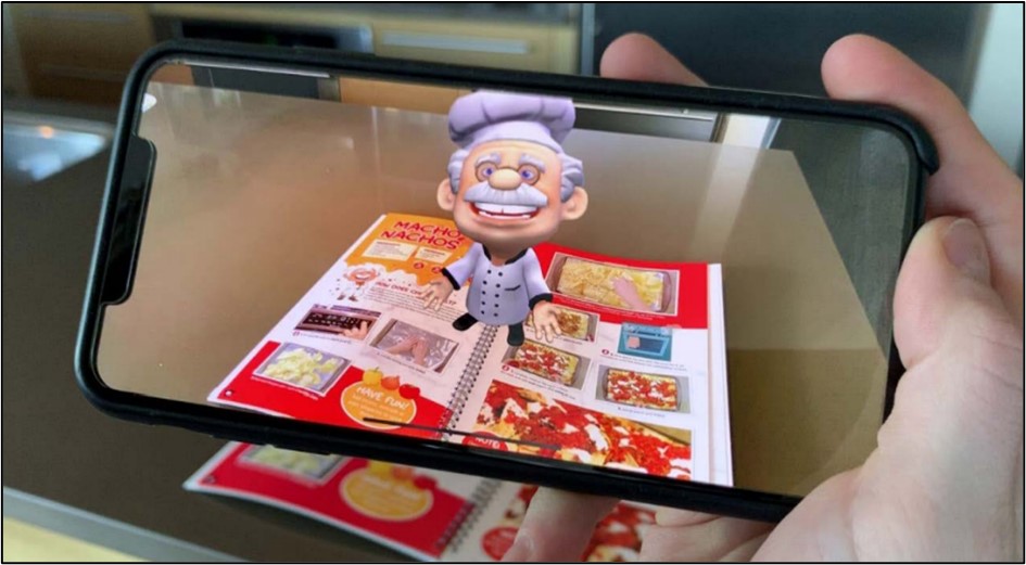 이미지: [MAXST AR플랫폼으로 개발된 MAXWELL`s Chef`s Series 애플리케이션]