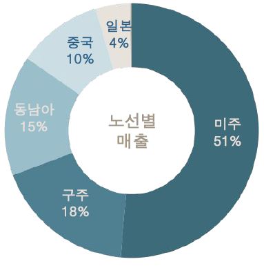 이미지: 화물사업_노선별매출