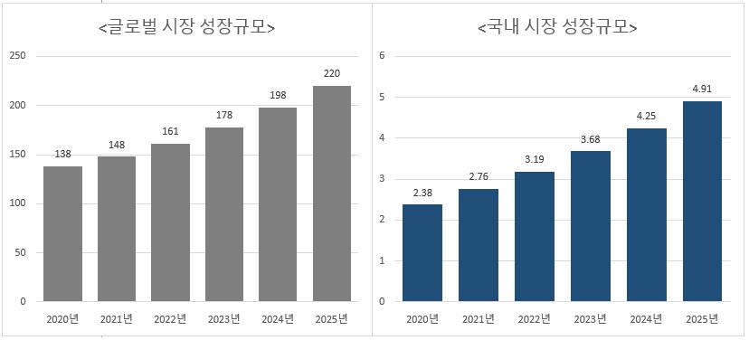 이미지: 글로벌. 국내시장 전망