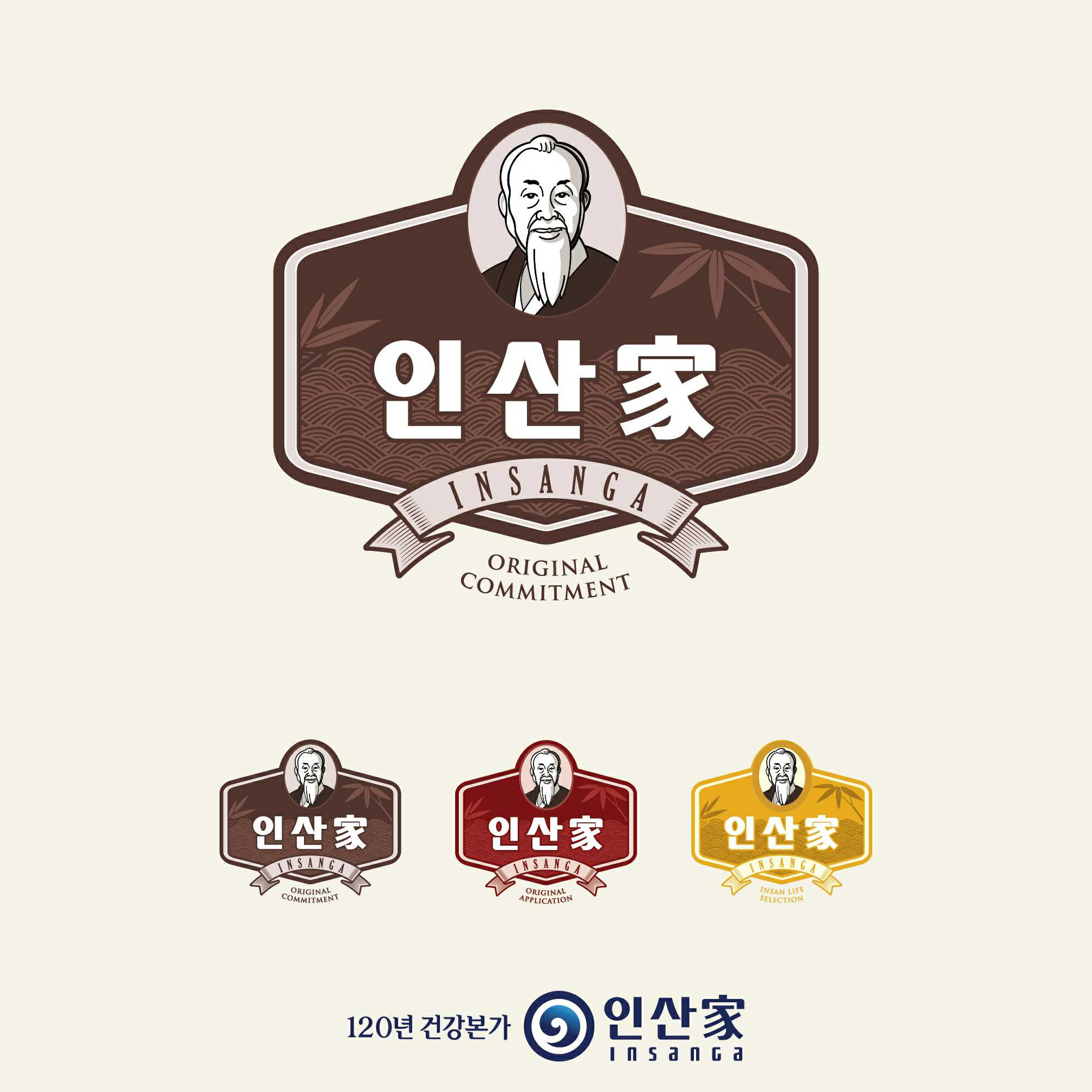 이미지: 인산가 상표 엠블럼