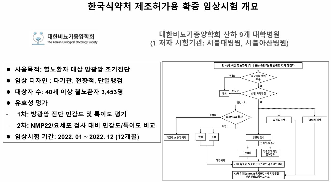 이미지: [한국식약처 제조허가용 확증 임상시험 개요]