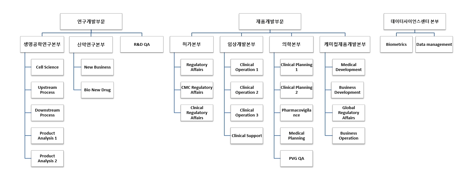 이미지: 연구개발조직도