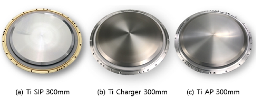 이미지: 당사의 티타늄 스퍼터링 타겟3종