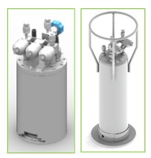 이미지: 프로세스 캐니스터와 벌크 캐니스터