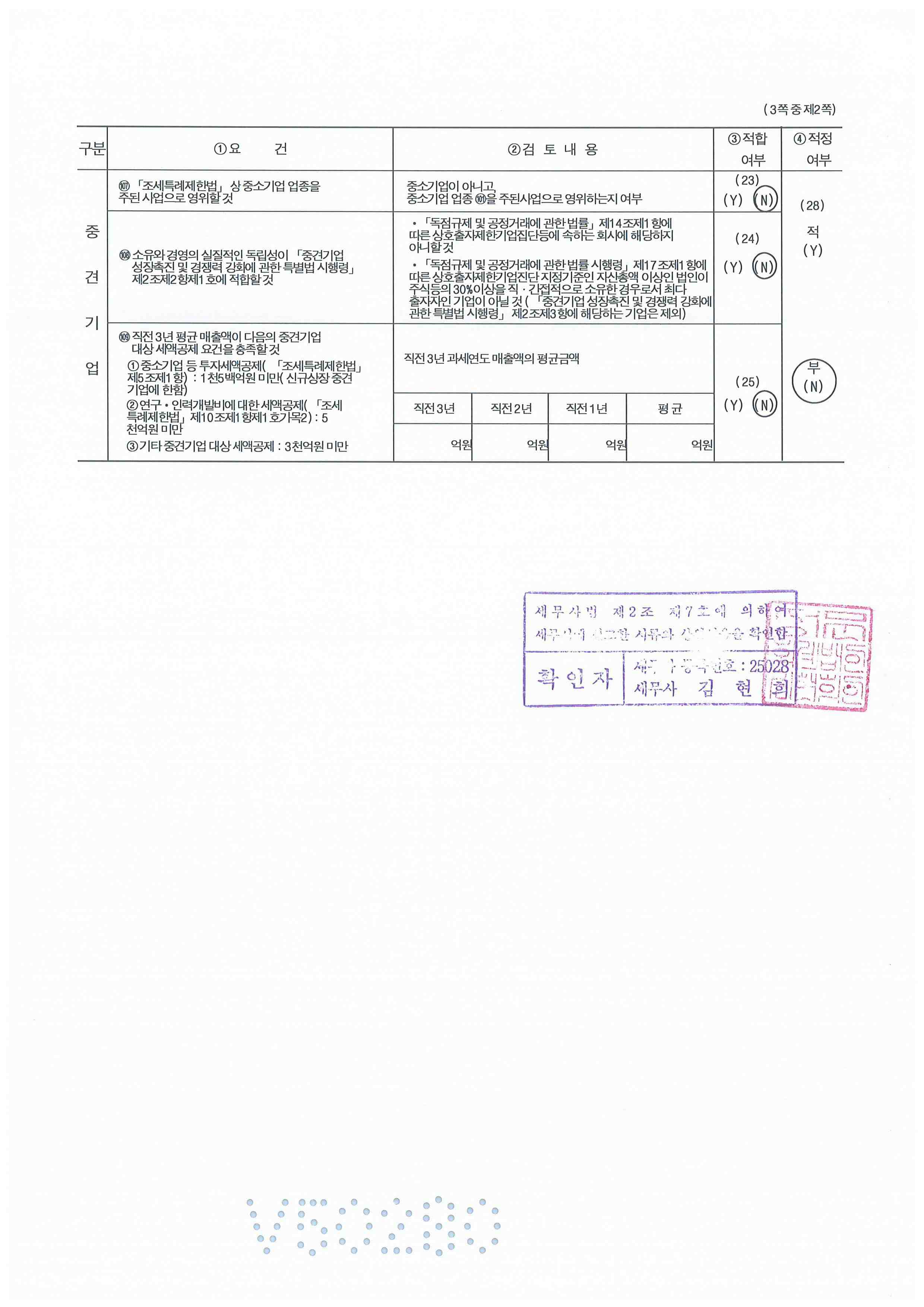 이미지: 21년 중소기업등기준검토표_220314_(2)