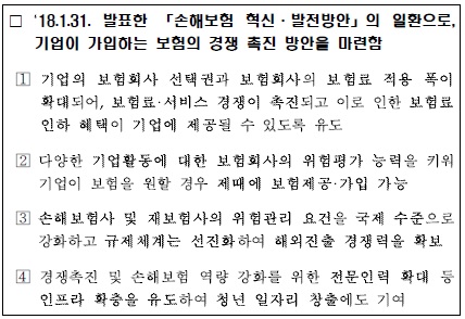 이미지: 손해보험산업 혁신발전방안(2단계)_증권신고서
